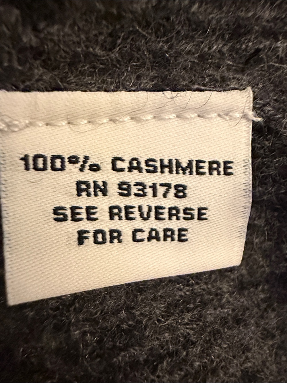 The Cashmere Project 100% Cashmere Waffle Knit Sweatpants Leggings Gray XS - Picture 8 of 8